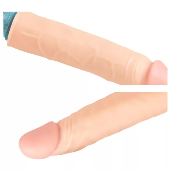 Lonely Max - realistični vibrator - 17 cm - nevtralna barva