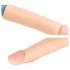 Lonely Max - realistični vibrator - 17 cm - nevtralna barva