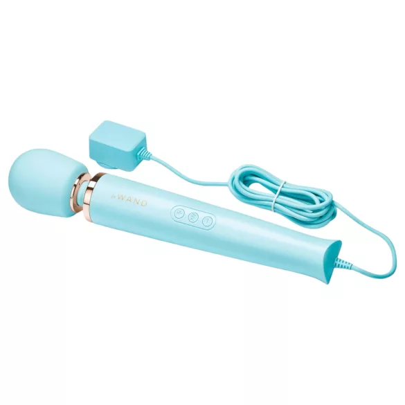 le Wand - masažni vibrator z napajalnikom - modra