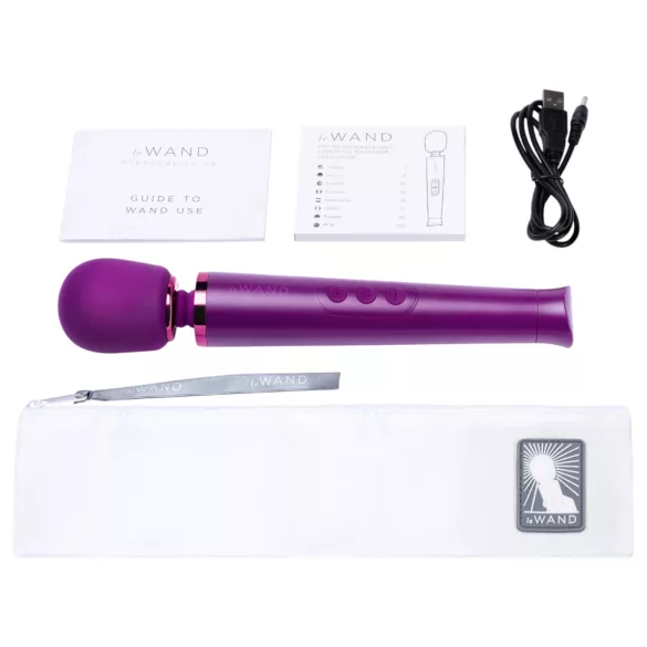 le Wand Petite - masažni vibrator - ekskluzivni model - vijolična