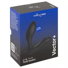   We-Vibe Vector+ - analni vibrator z upravljanjem prek aplikacije (črn)