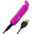 Happyrabbit - mini vibrator z zajčjimi ušesi - polnilni - vijoličen