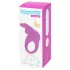 Happyrabbit Cock - vibrirajoči erekcijski obroč - polnilni - vijoličen
