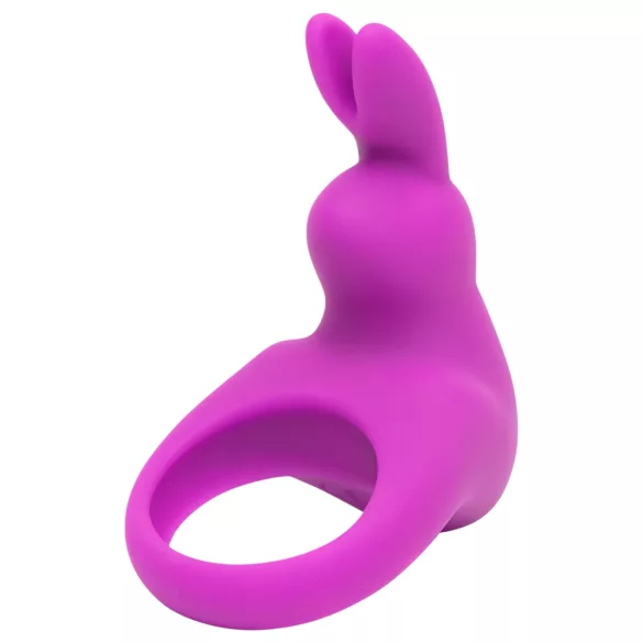 Happyrabbit Cock - vibrirajoči erekcijski obroč - polnilni - vijoličen