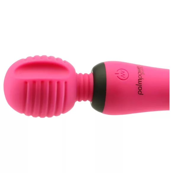 PalmPower groove - polnilni masažni vibrator - roza