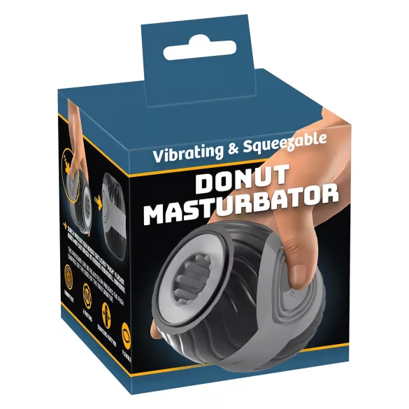 You2Toys - masturbator z 2 motorjema - siva