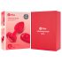 b-vibe srčni - polnljiv analni vibrator s daljinskim upravljanjem (rdeč)