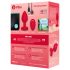 b-vibe srčni - polnljiv analni vibrator s daljinskim upravljanjem (rdeč)