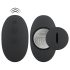 Črni Velvet Double F - pripenjalni analni vibrator (črn)
