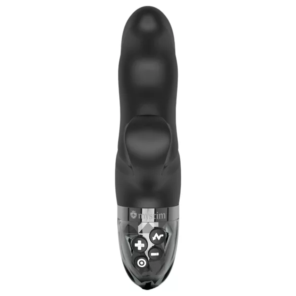 mystim Hop Hop Bob E-Stim - polnilni elektro vibrator (črna)
