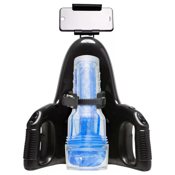 Fleshlight - univerzalni adapter za masturbator - črna