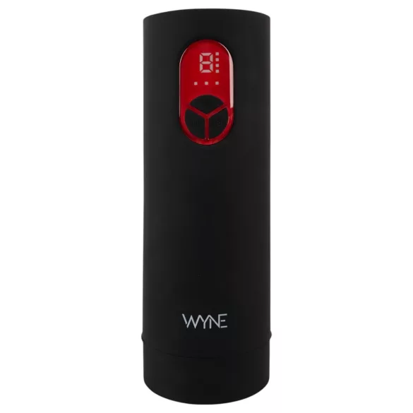WYNE 07 - masturbator z vibracijo in sesanjem - akumulatorski - črn