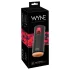 WYNE 07 - masturbator z vibracijo in sesanjem - akumulatorski - črn