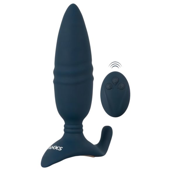 ANOS - radijski analni vibrator, potisni (moder)