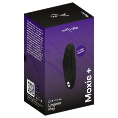   We-Vibe Moxie+ - brezžični, pametni klitoralni vibrator (črn)