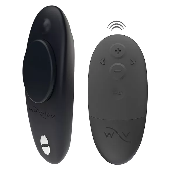 We-Vibe Moxie+ - vibrator za klitoris z aplikacijo in daljinskim upravljalnikom (črn)