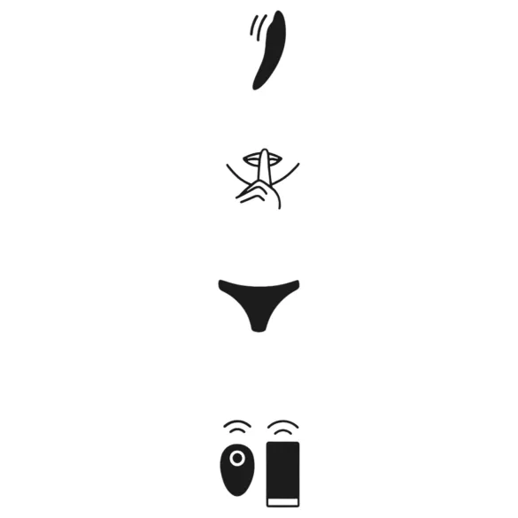 We-Vibe Moxie+ - vibrator za klitoris z aplikacijo in daljinskim upravljalnikom (črn)