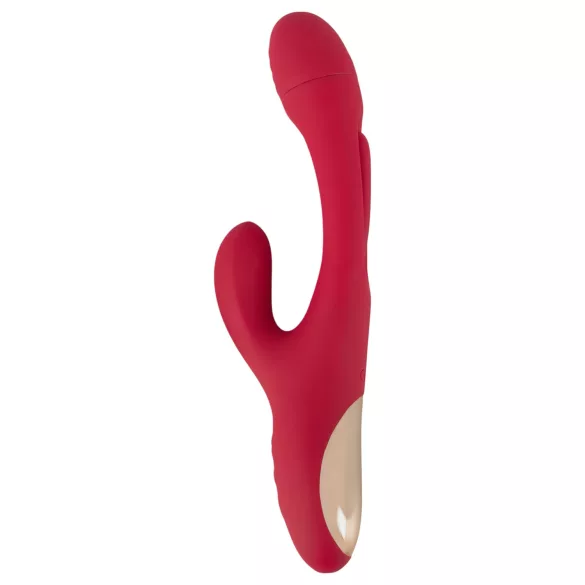 Smile - vibrator za klitoris z jezičkom - rdeč