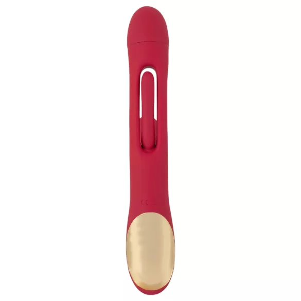 Smile - vibrator za klitoris z jezičkom - rdeč