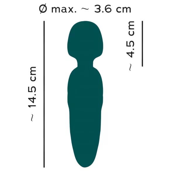 You2Toys Petite - masažni vibrator na baterijo - zeleni