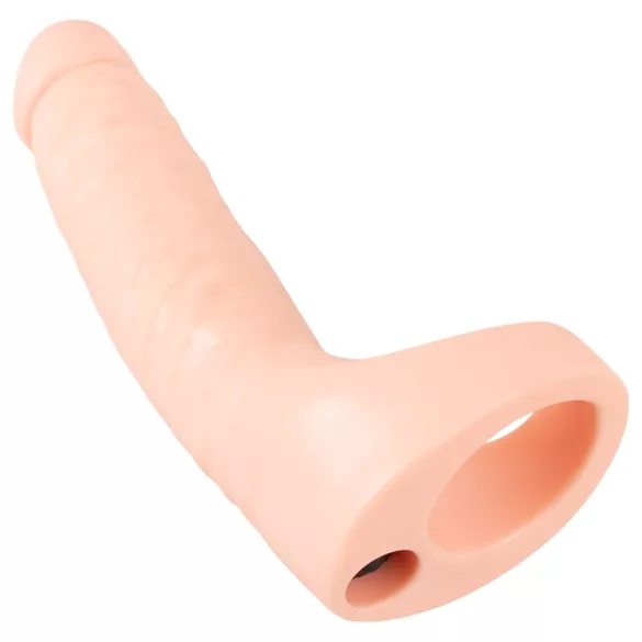 Realistixxx Double Fucker - pripenjajoč analni vibrator (naraven)