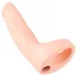 Realistixxx Double Fucker - pripenjajoč analni vibrator (naraven)