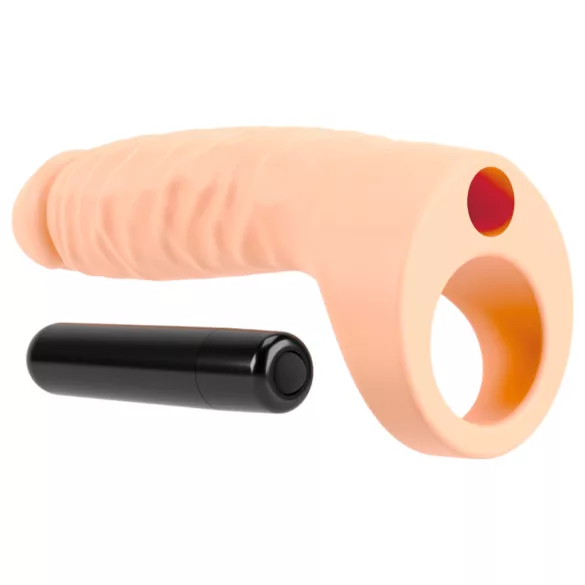 Realistixxx Double Fucker - pripenjajoč analni vibrator (naraven)