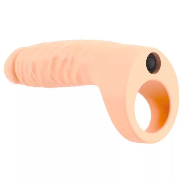 Realistixxx Double Fucker - pripenjajoč analni vibrator (naraven)