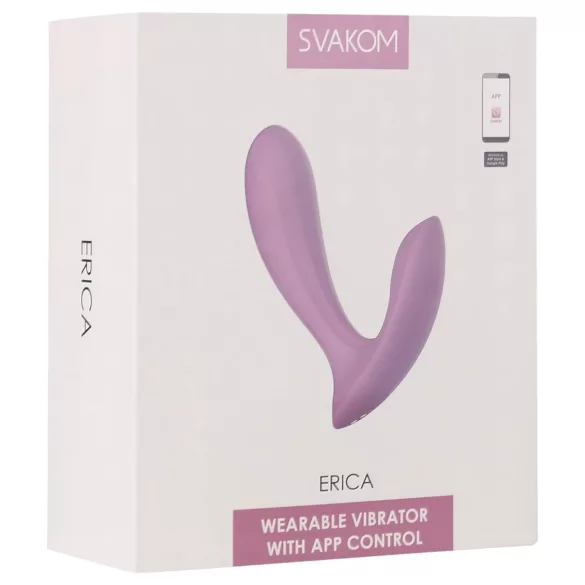 Svakom Erica - nosljiv vibrator - daljinsko upravljanje - roza