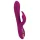 Javida - 3v1 vibrator z biseri in vrtenjem (vijoličen)