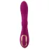 Javida - 3v1 vibrator z biseri in vrtenjem (vijoličen)
