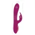 Javida - 3v1 vibrator z biseri in vrtenjem (vijoličen)