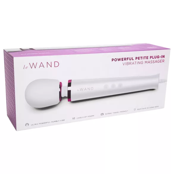 Le Wand Petite Plug-In - mrežni vibracijski masažer - bel