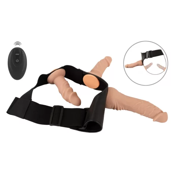 You2Toys - set za nadeti dildo - naravna barva