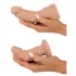 You2Toys - set za nadeti dildo - naravna barva