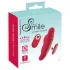 Smile - vibrator za hlačke z daljinskim upravljalnikom - rdeč
