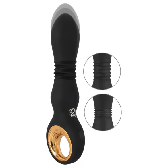 Eternal - vibrator za močne sunke - črna