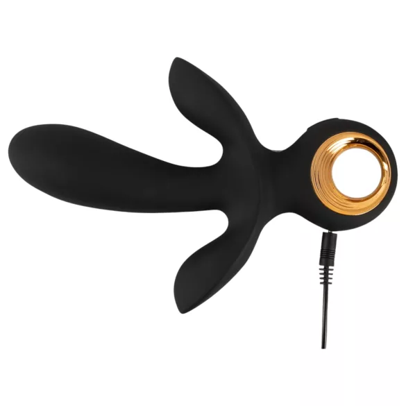 Eternal - napihljiv trojni vibrator - črna