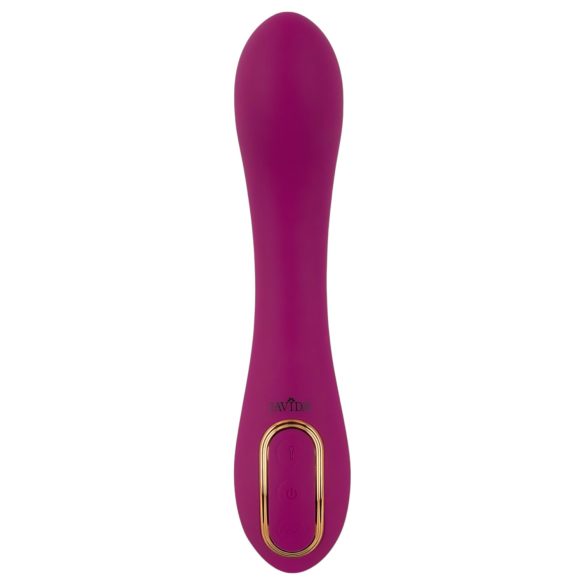 Javida - vibracijski dildo s črpalko - 2 točki stimulacije - vijoličen