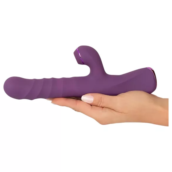 Javida - vibrator zajček 3 v 1 - vijoličen