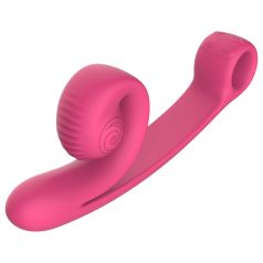   Snail Vibe Curve - vibrator za klitoris in točko G - 2v1 - roza