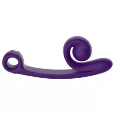   Snail Vibe Curve - vibrator za klitoris in G-točko - 2v1 - vijoličen