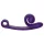 Snail Vibe Curve - vibrator za klitoris in G-točko - 2v1 - vijoličen