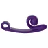 Snail Vibe Curve - vibrator za klitoris in G-točko - 2v1 - vijoličen