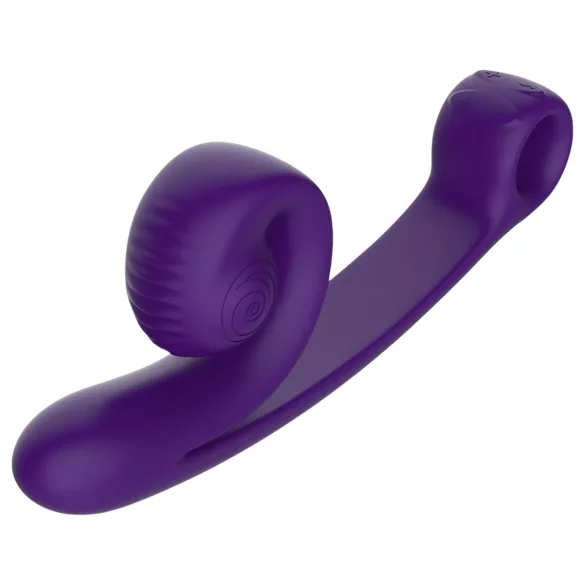 Snail Vibe Curve - vibrator za klitoris in G-točko - 2v1 - vijoličen
