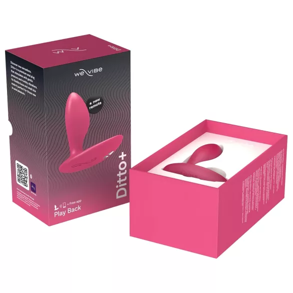 We-Vibe Ditto+ - analni vibrator z upravljanjem prek aplikacije (roza)