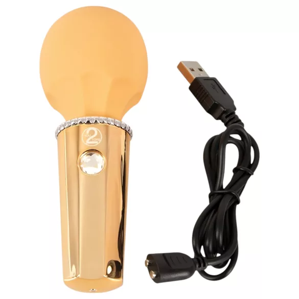You2Toys - mini masažni vibrator - akumulatorski - rumen