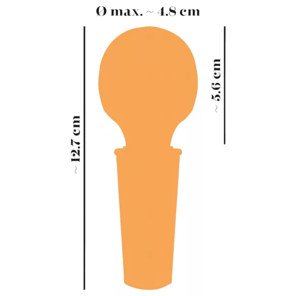 You2Toys - mini masažni vibrator - akumulatorski - rumen