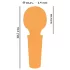 You2Toys - mini masažni vibrator - akumulatorski - rumen