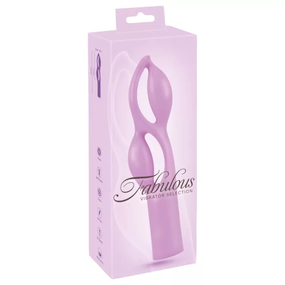 You2Toys Fabulous - polnilni 2-motorski vibrator (vijoličen)